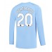 Manchester City Bernardo Silva #20 Domácí Dres 2023-24 Dlouhým Rukávem
